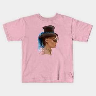 Steampunk girl Kids T-Shirt